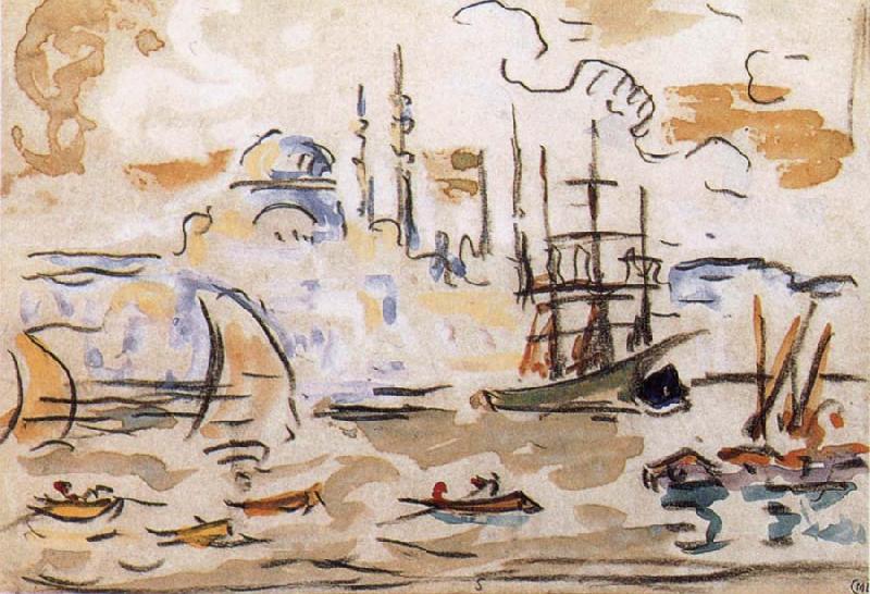 Paul Signac Abstract oil painting image